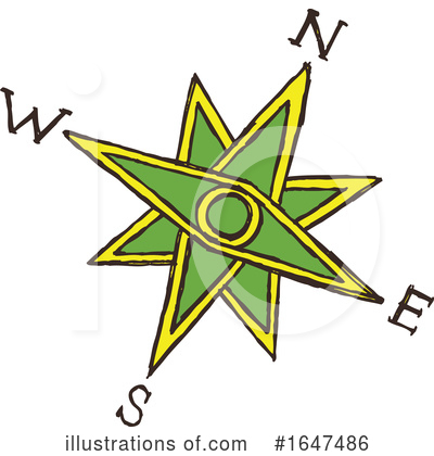 Compass Clipart #1647486 by Cherie Reve