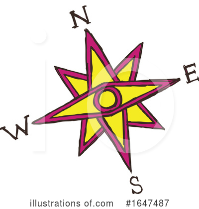 Royalty-Free (RF) Compass Clipart Illustration by Cherie Reve - Stock Sample #1647487
