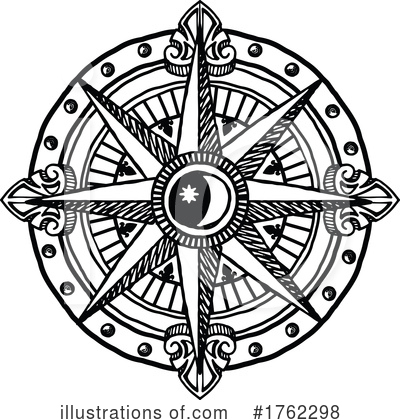 Royalty-Free (RF) Compass Clipart Illustration by Vector Tradition SM - Stock Sample #1762298
