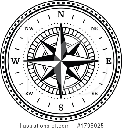 Compass Clipart #1795025 by Vector Tradition SM