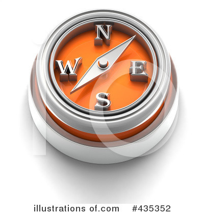 Royalty-Free (RF) Compass Clipart Illustration by Tonis Pan - Stock Sample #435352