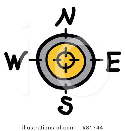 Royalty-Free (RF) Compass Clipart Illustration by Andy Nortnik - Stock Sample #81744