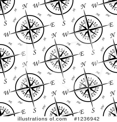 Royalty-Free (RF) Compass Rose Clipart Illustration by Vector Tradition SM - Stock Sample #1236942