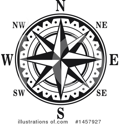 Royalty-Free (RF) Compass Rose Clipart Illustration by Vector Tradition SM - Stock Sample #1457927