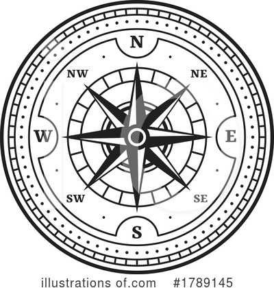 Royalty-Free (RF) Compass Rose Clipart Illustration by Vector Tradition SM - Stock Sample #1789145