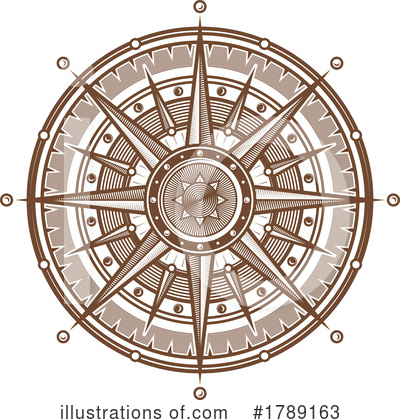 Royalty-Free (RF) Compass Rose Clipart Illustration by Vector Tradition SM - Stock Sample #1789163