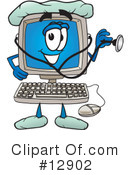 Computer Character Clipart #12902 by Toons4Biz
