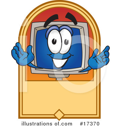 Royalty-Free (RF) Computer Character Clipart Illustration by Toons4Biz - Stock Sample #17370