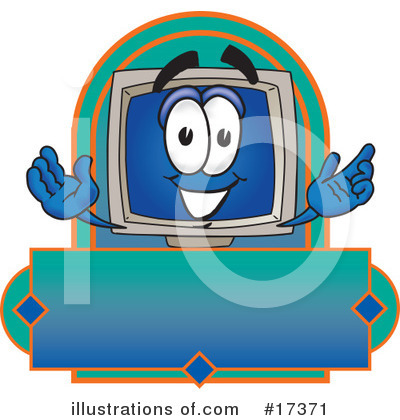 Royalty-Free (RF) Computer Character Clipart Illustration by Toons4Biz - Stock Sample #17371