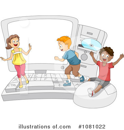 Royalty-Free (RF) Computer Clipart Illustration by BNP Design Studio - Stock Sample #1081022