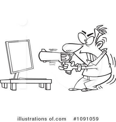 Shooting Clipart #1091059 by toonaday