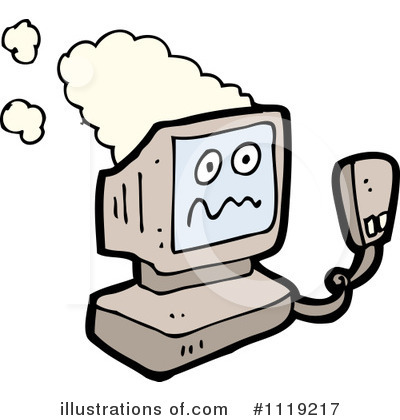 Royalty-Free (RF) Computer Clipart Illustration by lineartestpilot - Stock Sample #1119217