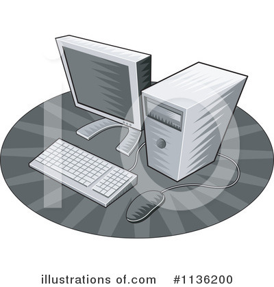Computers Clipart #1136200 by patrimonio
