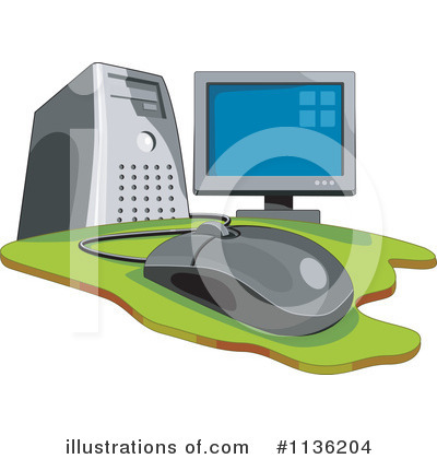 Computers Clipart #1136204 by patrimonio