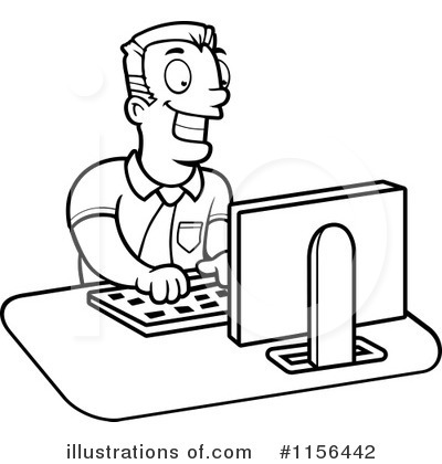 Royalty-Free (RF) Computer Clipart Illustration by Cory Thoman - Stock Sample #1156442