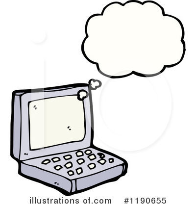 Royalty-Free (RF) Computer Clipart Illustration by lineartestpilot - Stock Sample #1190655