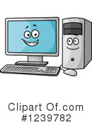 Computer Clipart #1239782 by Vector Tradition SM