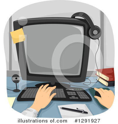 Royalty-Free (RF) Computer Clipart Illustration by BNP Design Studio - Stock Sample #1291927