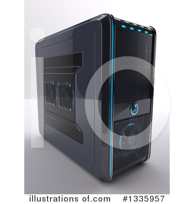 Royalty-Free (RF) Computer Clipart Illustration by KJ Pargeter - Stock Sample #1335957