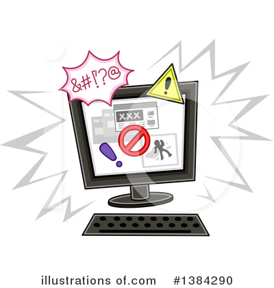Royalty-Free (RF) Computer Clipart Illustration by BNP Design Studio - Stock Sample #1384290