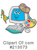 Computer Clipart #213073 by visekart