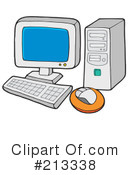 Computer Clipart #213338 by visekart