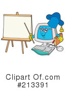 Computer Clipart #213391 by visekart