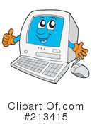 Computer Clipart #213415 by visekart