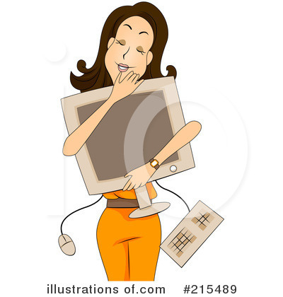 Free Computer Clipart on Royalty Free  Rf  Computer Clipart Illustration  215489 By Bnp Design
