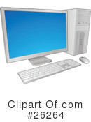 Computer Clipart #26264 by beboy