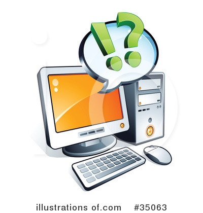 Computer Clipart #35063 by beboy