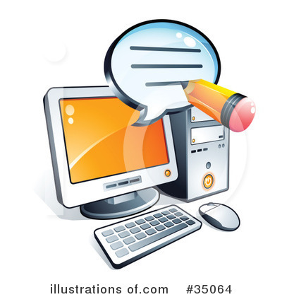 Desktop Computer Clipart #35064 by beboy