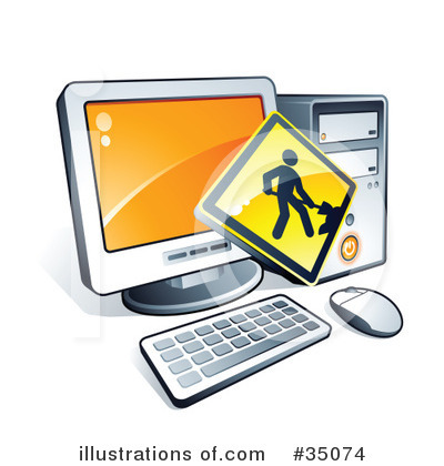 Computer Clipart #35074 by beboy