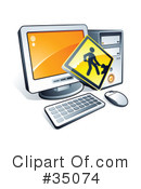 Computer Clipart #35074 by beboy