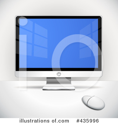 Computer Monitor Clipart #435996 by Oligo