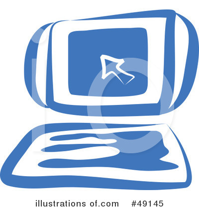 Royalty-Free (RF) Computer Clipart Illustration by Prawny - Stock Sample #49145