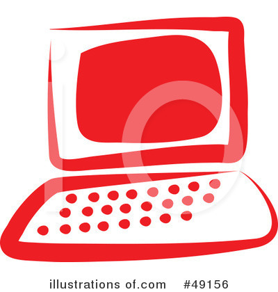 Royalty-Free (RF) Computer Clipart Illustration by Prawny - Stock Sample #49156