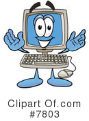 Computer Clipart #7803 by Toons4Biz