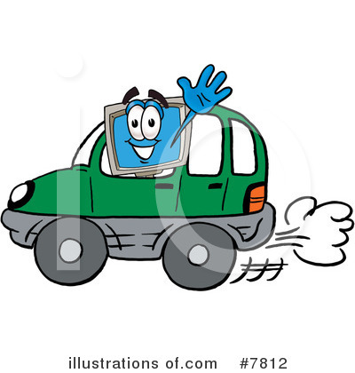 Royalty-Free (RF) Computer Clipart Illustration by Mascot Junction - Stock Sample #7812