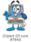 Computer Clipart #7843 by Mascot Junction