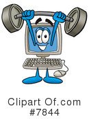 Computer Clipart #7844 by Mascot Junction