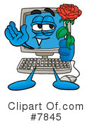 Computer Clipart #7845 by Mascot Junction