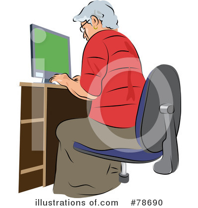 Royalty-Free (RF) Computer Clipart Illustration by Prawny - Stock Sample #78690