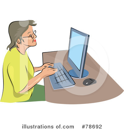Royalty-Free (RF) Computer Clipart Illustration by Prawny - Stock Sample #78692