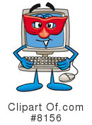 Computer Clipart #8156 by Mascot Junction