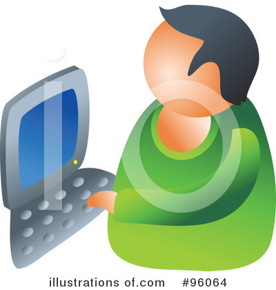Royalty-Free (RF) Computer Clipart Illustration by Prawny - Stock Sample #96064