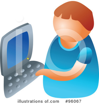 Royalty-Free (RF) Computer Clipart Illustration by Prawny - Stock Sample #96067