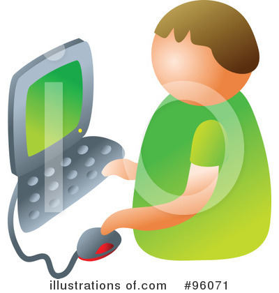 Royalty-Free (RF) Computer Clipart Illustration by Prawny - Stock Sample #96071