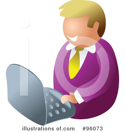 Royalty-Free (RF) Computer Clipart Illustration by Prawny - Stock Sample #96073