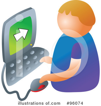 Royalty-Free (RF) Computer Clipart Illustration by Prawny - Stock Sample #96074